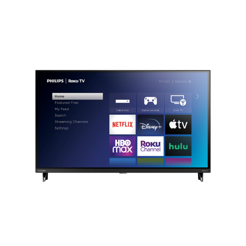 Philips 3222 Class Smart Roku TV against white background