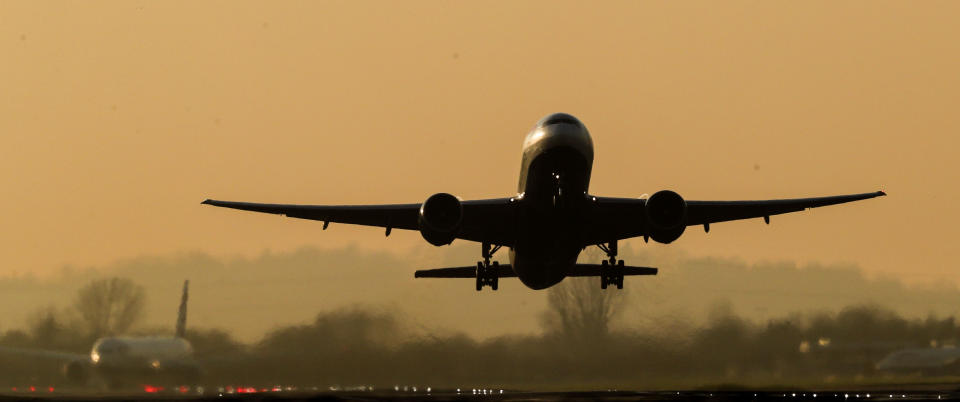 EMBARGOED TO 1500 FRIDAY JANUARY 08 File photo dated 06/02/20 of a British Airways plane taking off from Heathrow Airport. There were more than 1,000 introductions of the novel coronavirus in the UK during the first wave of the Covid-19 pandemic, scientists have found.