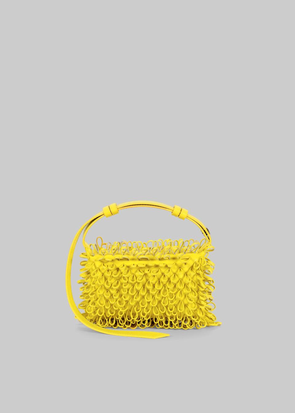 12) Simon Miller Mini Puffin Bag - Citron Loop