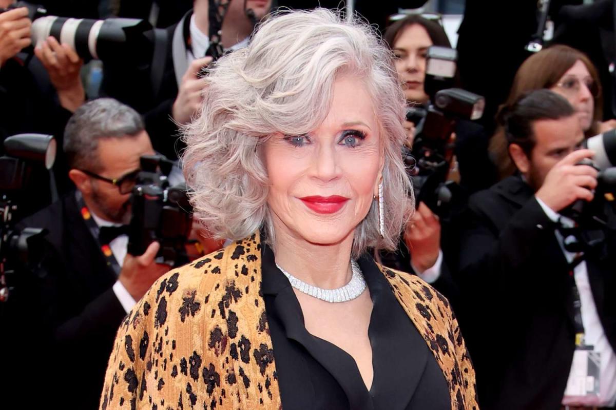 Jane Fonda, 86, Just Stole the Show in Knockout Jumpsuit, Silver Waves and Bold Red Lip on Cannes Red Carpet