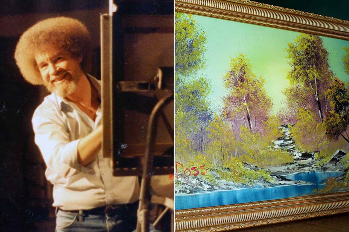 Bob Ross' First TV Painting 'A Walk in the Woods' on Sale for $9.8M