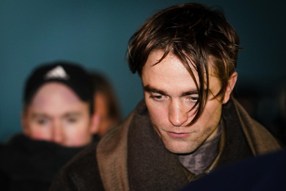 PARIS, FRANCE - JANUARY 18: Robert Pattinson attends the Dior show, during Paris Fashion Week - Menswear F/W 2019-2020 on January 18, 2019 in Paris, France. (Photo by Edward Berthelot/Getty Images)