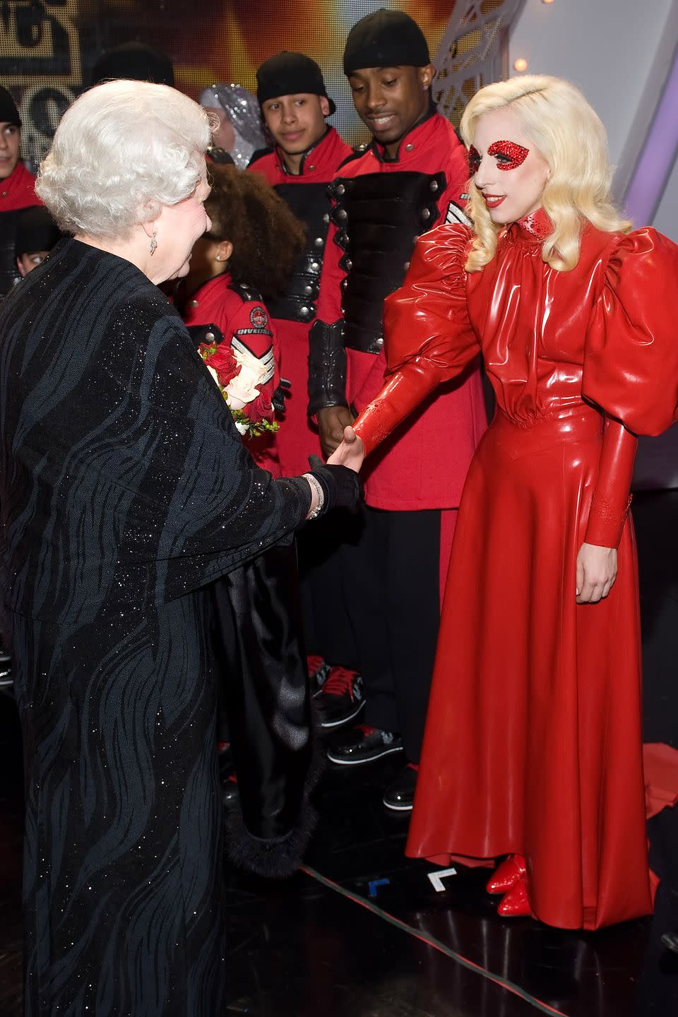 <p>Lady Gaga had the chance to meet the Queen of England after her performance at the Royal Variety Performance in Blackpool, England.</p>