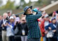 <p>Bill Murray plays in the 3M Celebrity Challenge during a practice round for the AT&T Pebble Beach Pro-Am at Pebble Beach Golf Links in February 2017.</p>