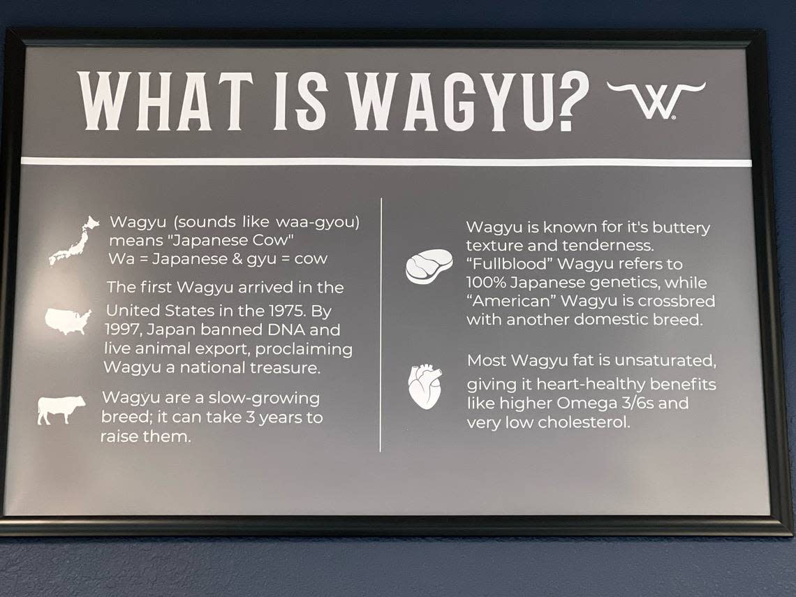 A wagyu explainer from Booth Creek Wagyu & Seafood Shop. Courtesy photo