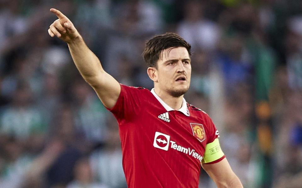 Harry Maguire playing for Manchester United against Real Betis - Getty Images/Fermin Rodriguez