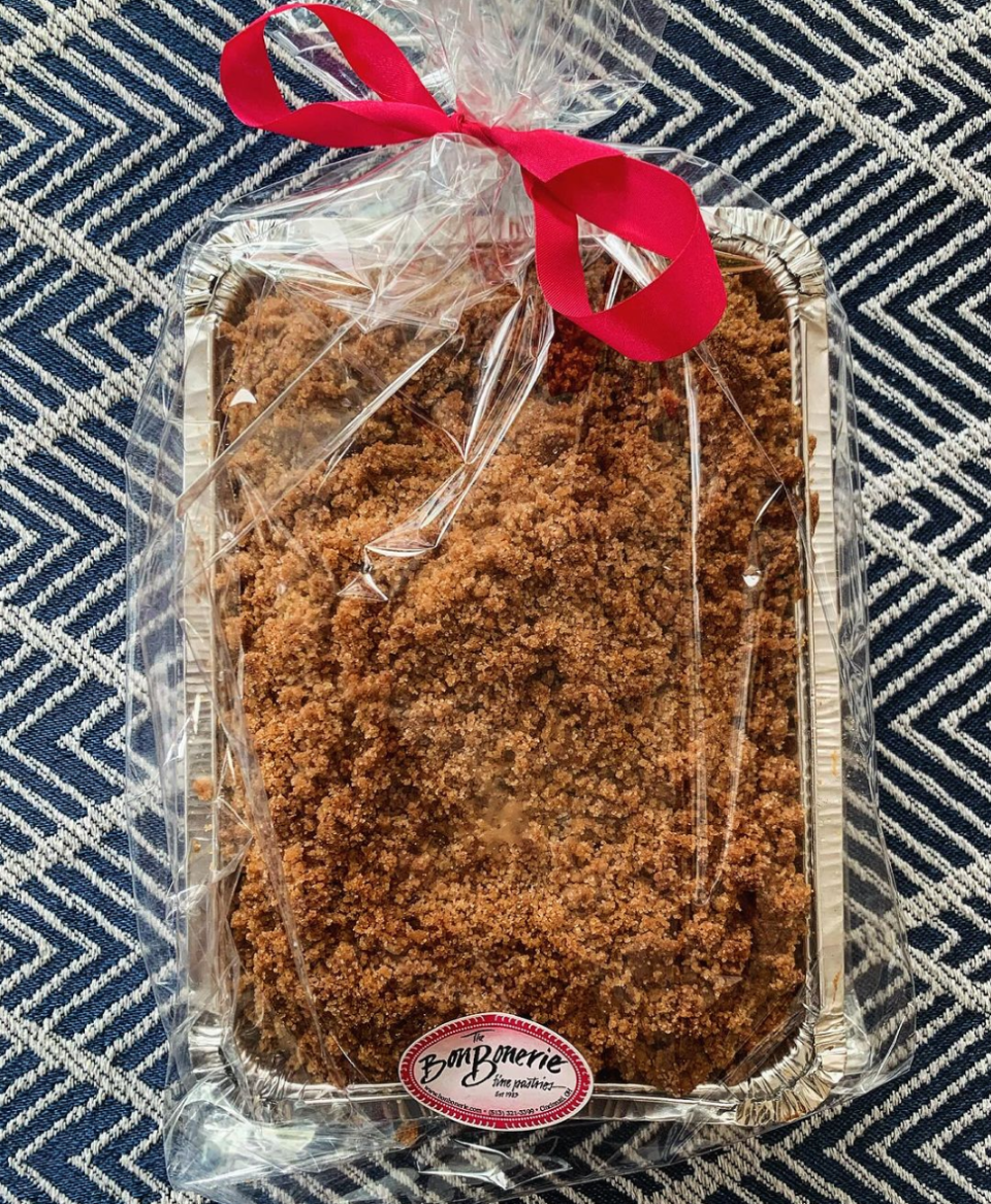 Cinnamon coffeecake from the BonBonerie, in O'Bryonville