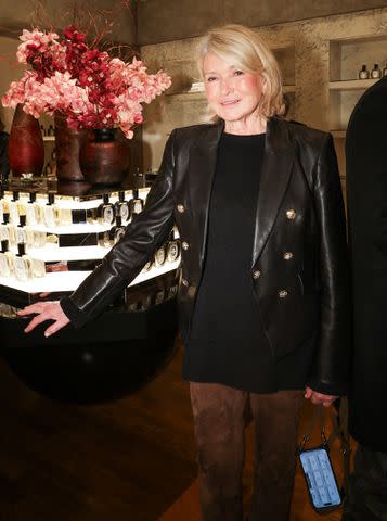 <p>Samantha Deitch/BFA.com</p> Martha Stewart attends the reopening celebration of Diptyque Paris's Madison Avenue Flagship location in New York City.