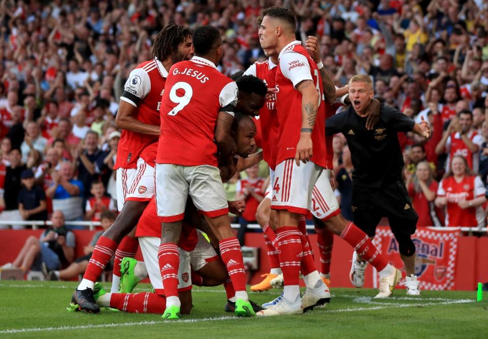 Arsenal have won their opening five Premier League games (Bradley Collyer/PA) (PA Wire)