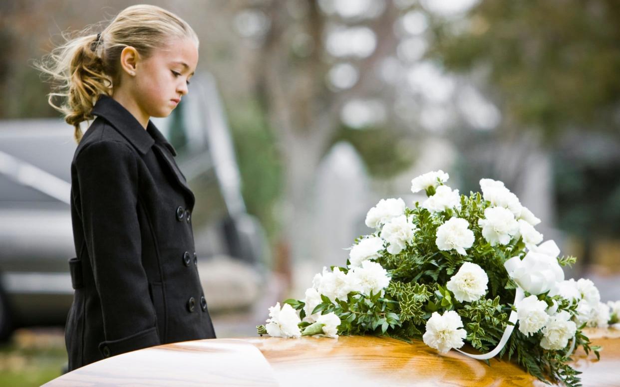 Rachel Halliwell considers whether children should be shielded from grief - Getty Images Contributor