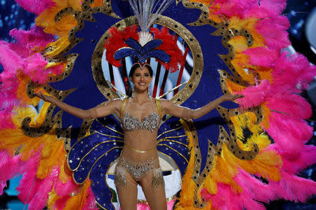 Miss Universe candidate from U.S. Virgin Islands Carolyn Carter competes during a national costume preliminary competition in Pasay, Metro Manila, Philippines January 26, 2017. REUTERS/Erik De Castro