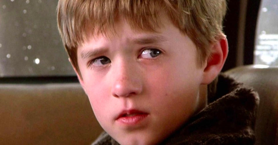 Haley Joel Osment as Cole Sear in The Sixth Sense.