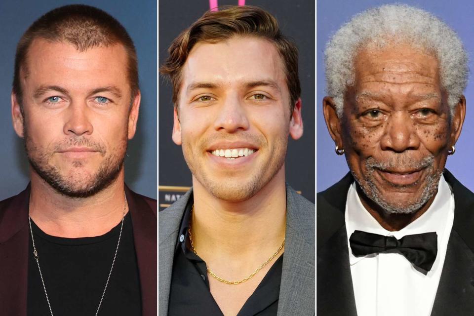 Dia Dipasupil/Getty; Jeff Kravitz/FilmMagic; Kevin Winter/Getty From left: Luke Hemsworth, Joseph Baena, Morgan Freeman