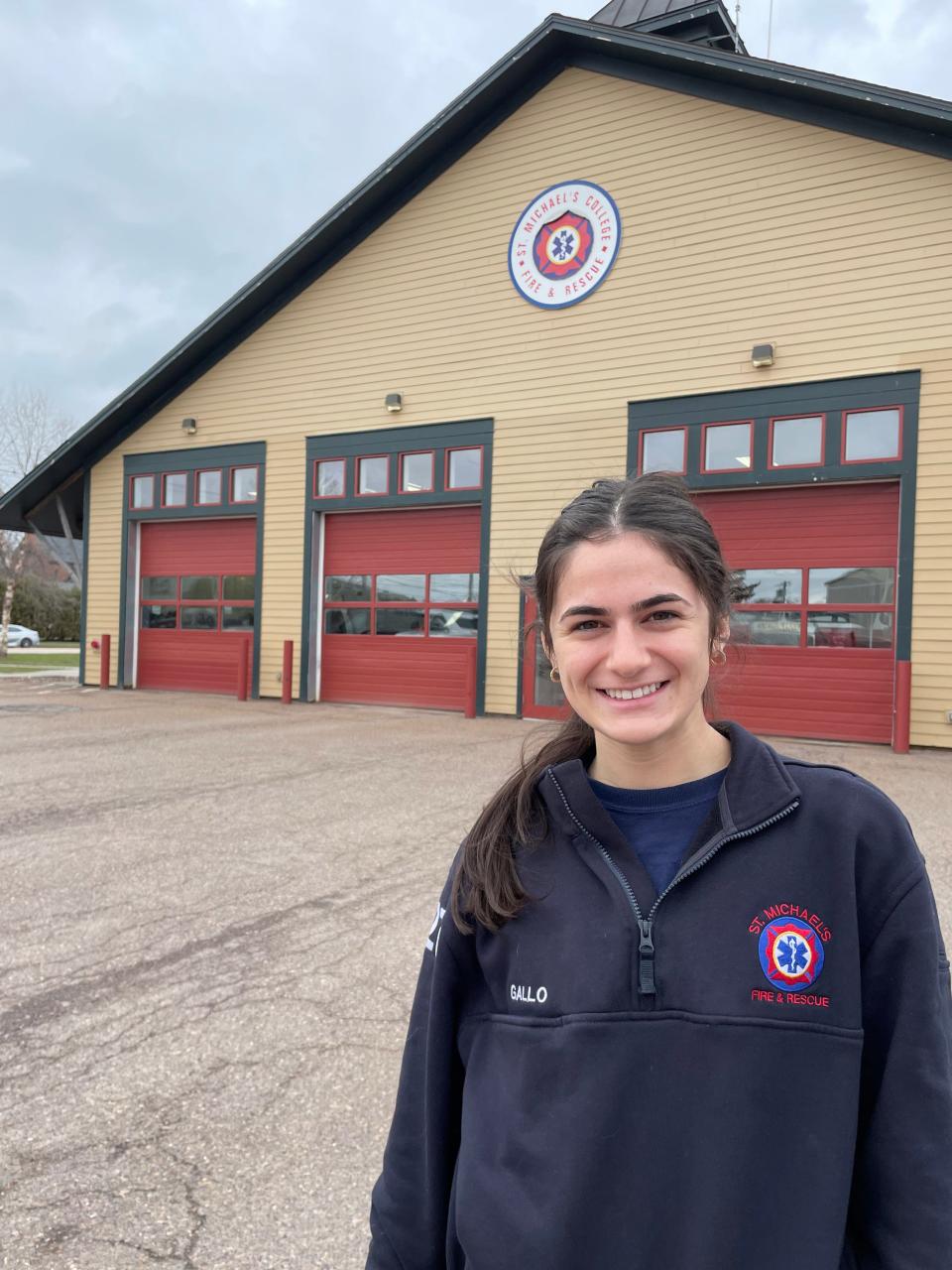 Franklin's Grace Gallo is a First Lieutenant with the St. Michael's Fire and Rescue Dept. in Colchester, Vermont.