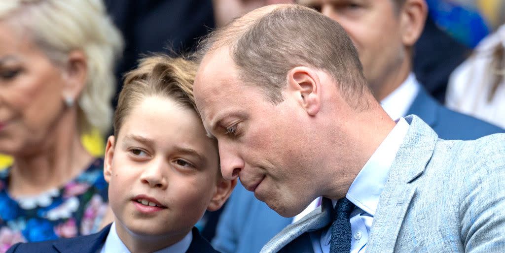 prince william and prince george at wimbledon