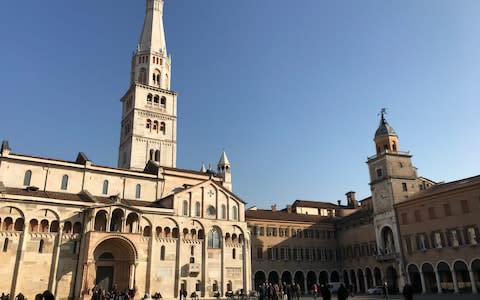 Towns and cities in Emilia-Romagna are split, with more rural areas expected to abandon decades of voting for the Left for Mr Salvini's Right-wing League part