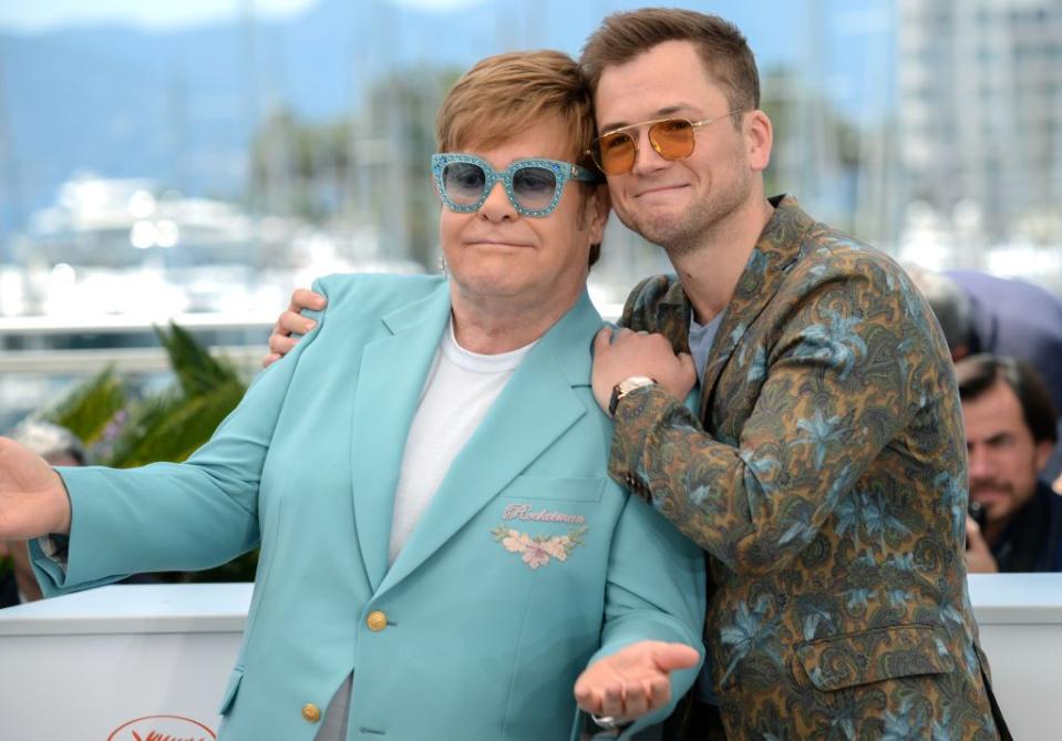 Elton John and Taron Egerton