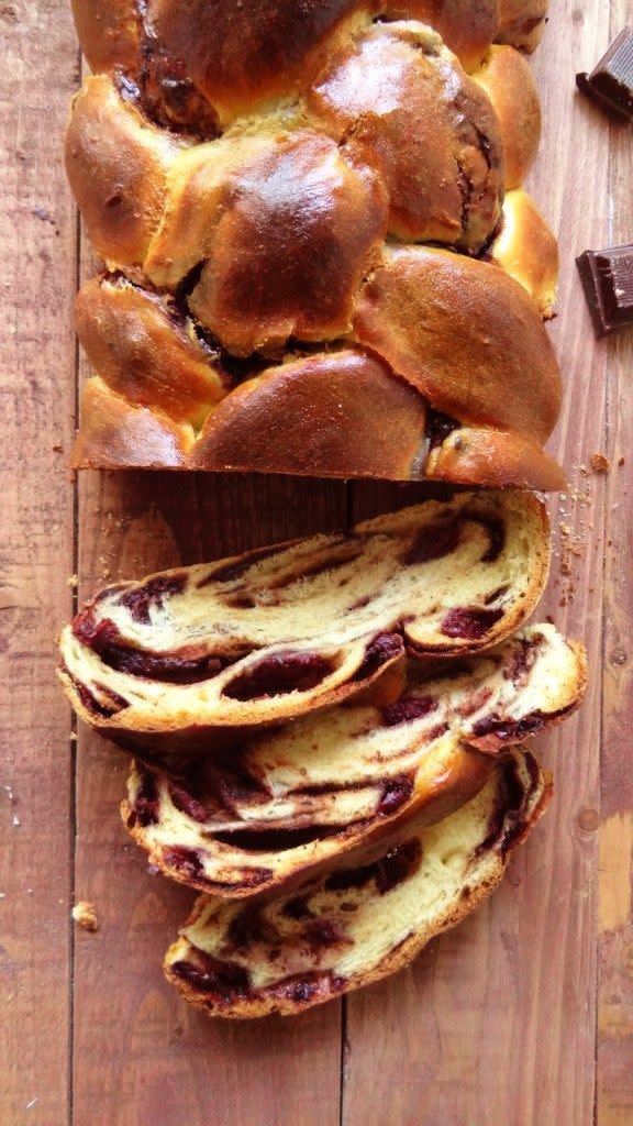 Chocolate Cherry Challah