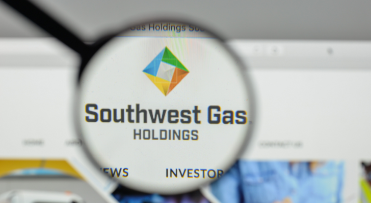 Southwest Gas Holdings (SWX) logo on the website homepage.