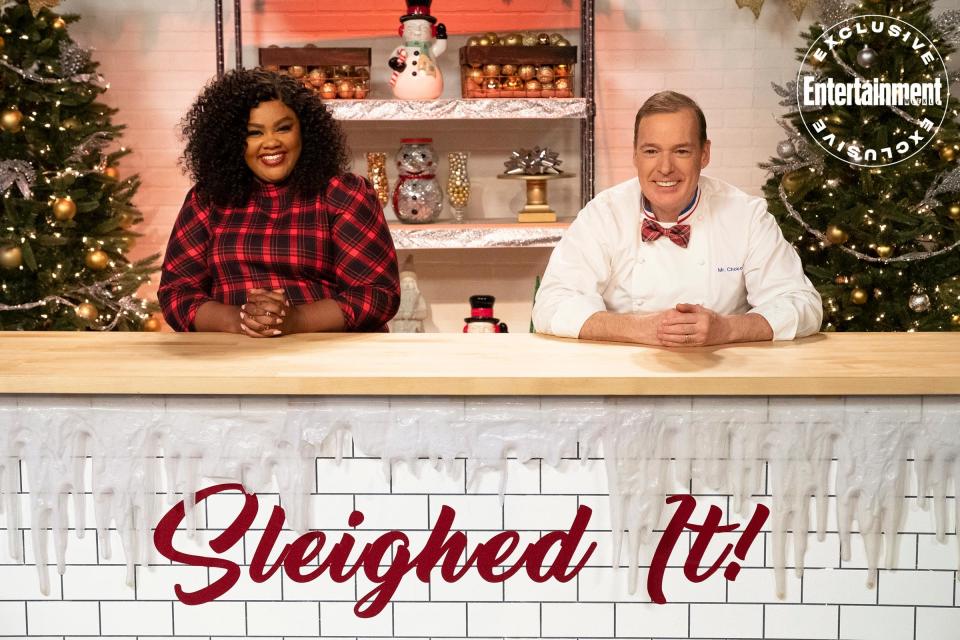 Nicole Byer and Jacques Torres