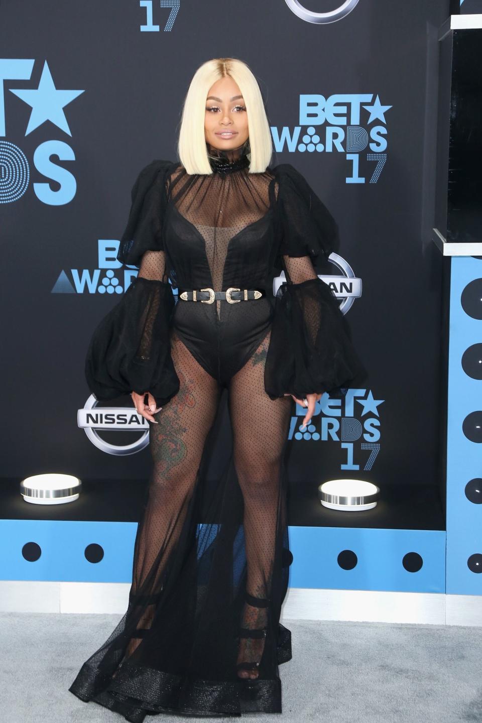 <p>At the 2017 BET Awards.</p>