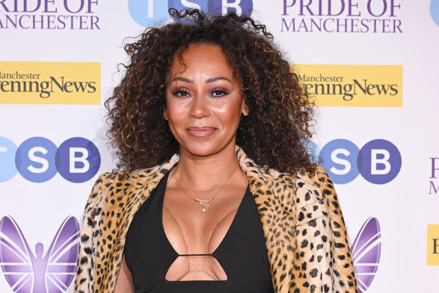 <p>Karwai Tang/WireImage</p> Mel B in Manchester in May 2022