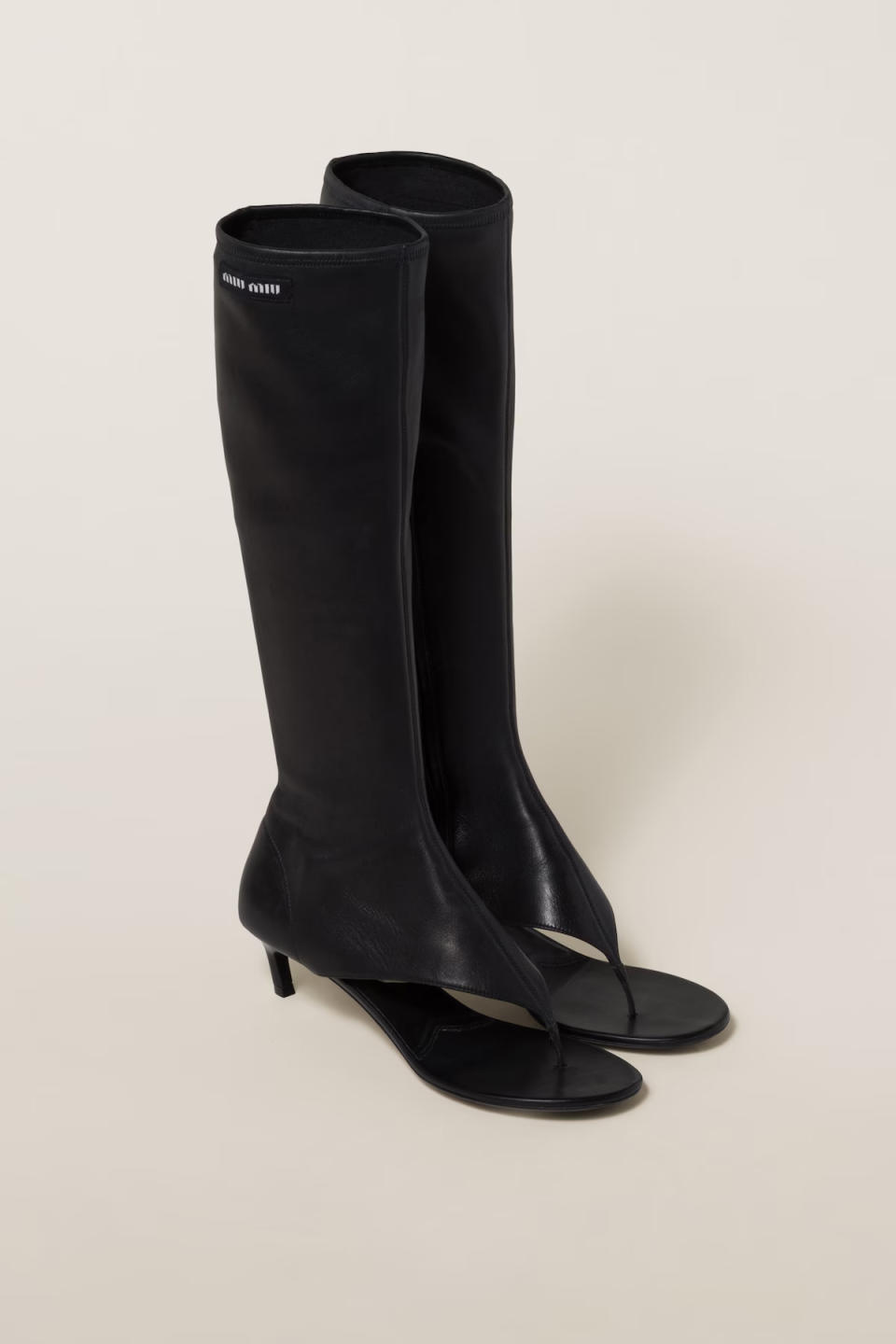 Miu Miu spring shoe trend thong boots