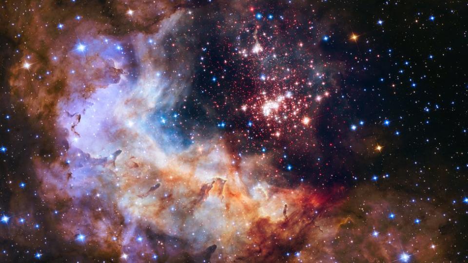 Westerlund 2 es un cúmulo estelar joven compacto en la Vía Láctea.