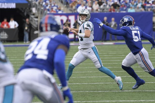 Carolina Panthers vs New York Giants final score, recap