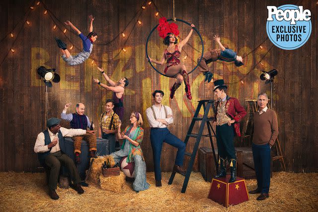 <p>Photography by Sophy Holland</p> The Broadway cast of' Water for Elephants'