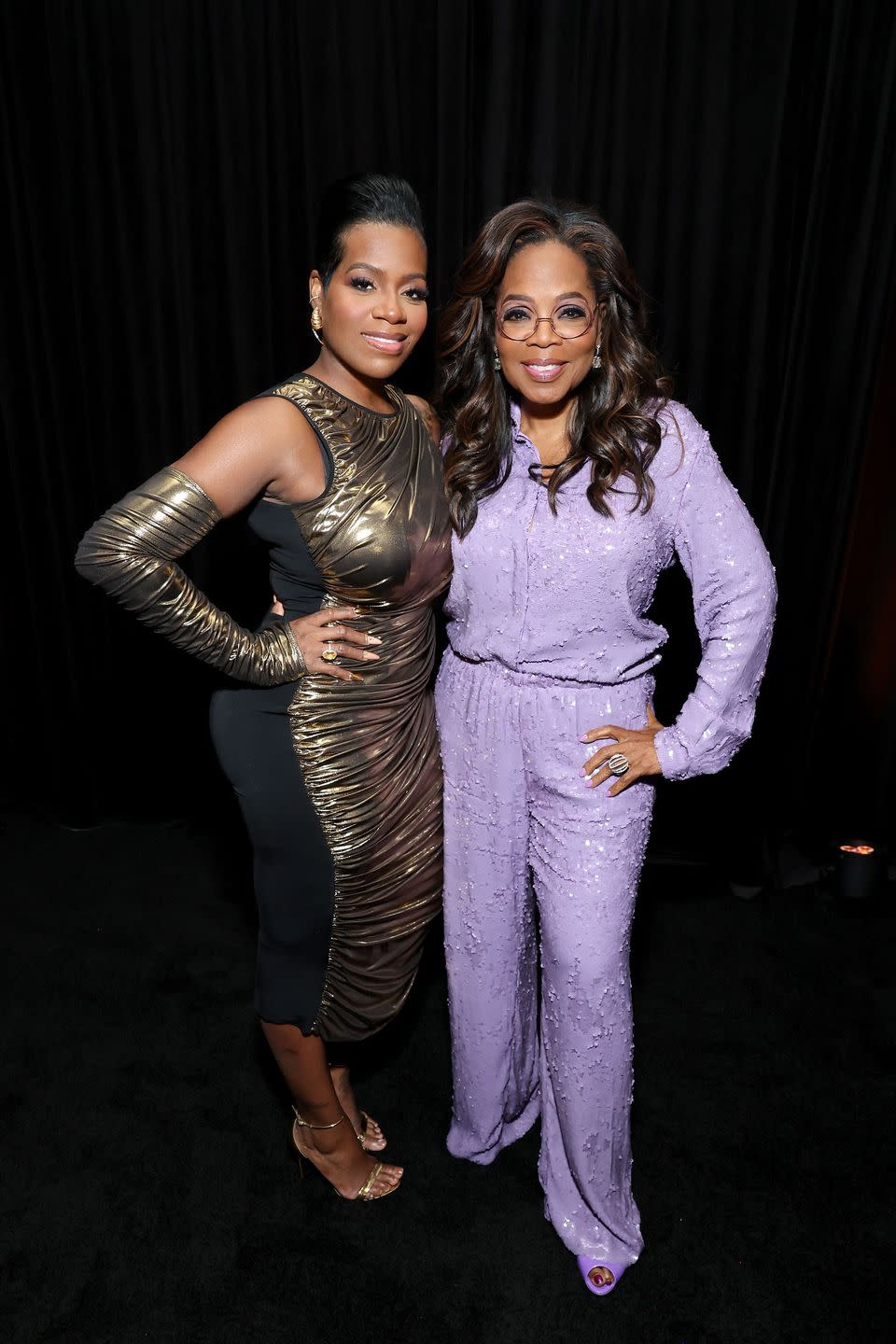 los angeles, california november 16 l r honoree fantasia barrino and oprah winfrey attend variety power of women los angeles presented by lifetime at mother wolf on november 16, 2023 in los angeles, california photo by randy shropshirevariety via getty images