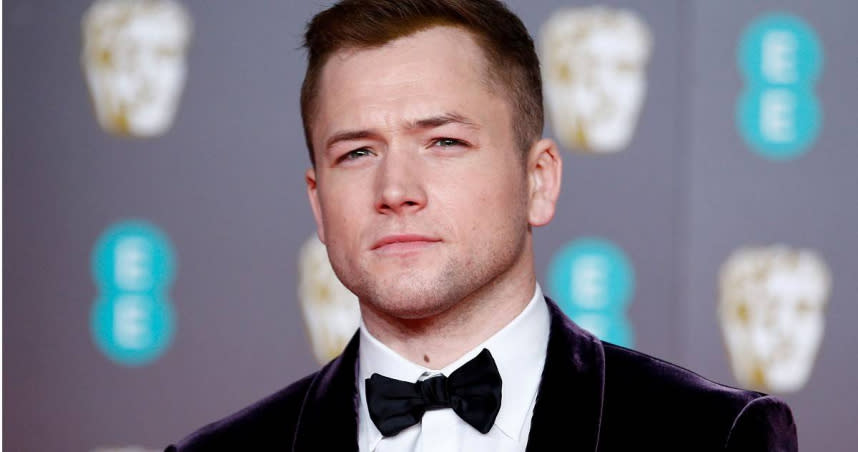 英國男演員泰隆艾格頓（Taron Egerton）。（圖／路透社）