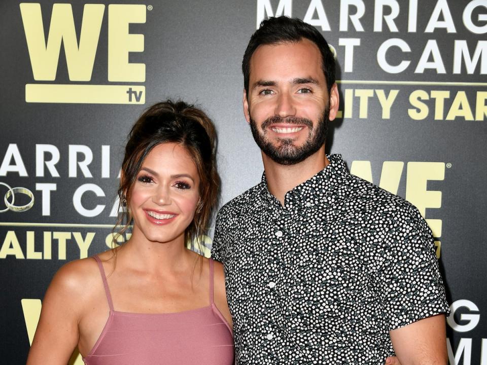 Desiree Hartsock and Chris Siegfried (Getty Images for WE tv)