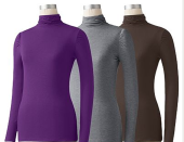 <div class="caption-credit"> Photo by: Kohl's</div><b>Apt. 9 Shirred Turtleneck, $13 each</b> <br> Great for brisk days, and these have a very slight puff sleeve. <br> <br>