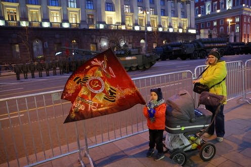 <span class="caption">Youthful patriotism: Russia's sense of its own history remains unclear.</span> <span class="attribution"><span class="source">REUTERS/Evgenia Novozhenina</span></span>