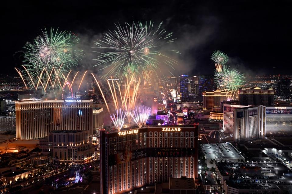 Las Vegas is one of the most popular destinations for spring break, according to research. AP