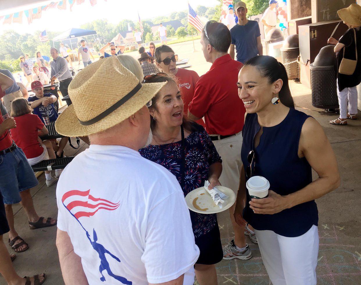 Sharice Davids defeated a Bernie Sanders-backed candidate in Tuesday's Democratic primary. (Photo: The Washington Post via Getty Images)