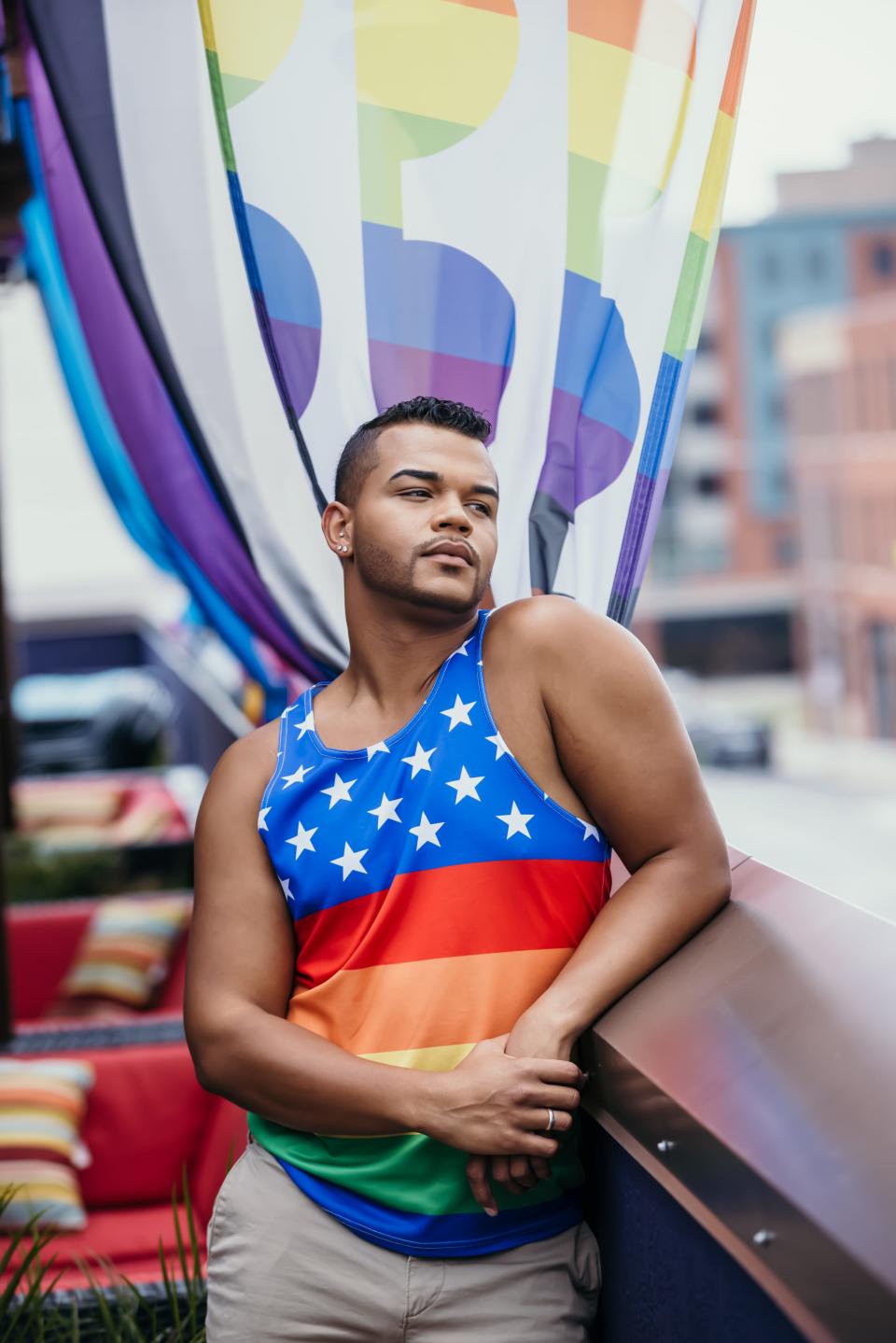 Jacob Sanchez-Principle performs at the Garden and other venues in Des Moines. This year, he served as the head judge for the Capital City Pride pageant.