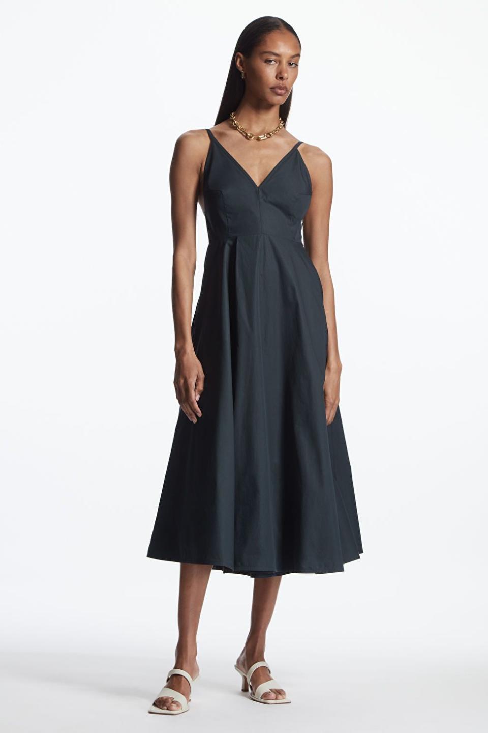 3) A-line Slip Dress