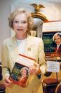 <p>Rosalynn kept writing, and went on to author four more books, posing here at a signing for <em>Helping Someone with Mental Illness: A Compassionate Guide for Families, Friends and Caregivers </em>in 1998.</p> <p>Other texts include <em>Helping Yourself Help Others: The Caregiver's Handbook </em>(1994) and<em> Within Our Reach: Ending the Mental Health Crisis </em>(2010).</p> <p>Another cause close to her heart, the Rosalynn Carter Institute for Caregiving at <a href="https://www.rosalynncarter.org/about-us/" rel="nofollow noopener" target="_blank" data-ylk="slk:Georgia Southwestern State University;elm:context_link;itc:0;sec:content-canvas" class="link ">Georgia Southwestern State University</a> (her alma mater), was established in her honor in 1987.</p> <p>The RCI works to inform and support the 53 million unpaid family caregivers in America, and millions more around the globe.</p>