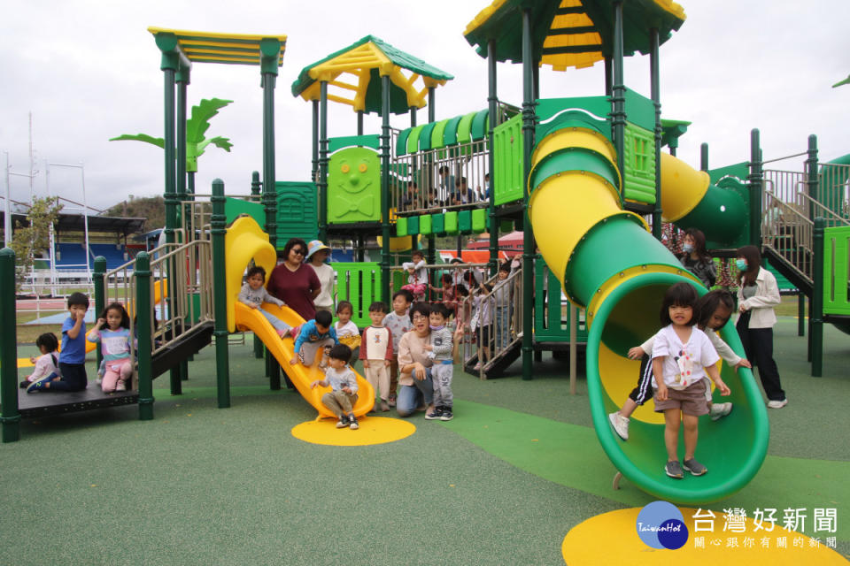 不一樣的兒童節禮物　臺東兒童運動公園幼齡遊戲場啟用