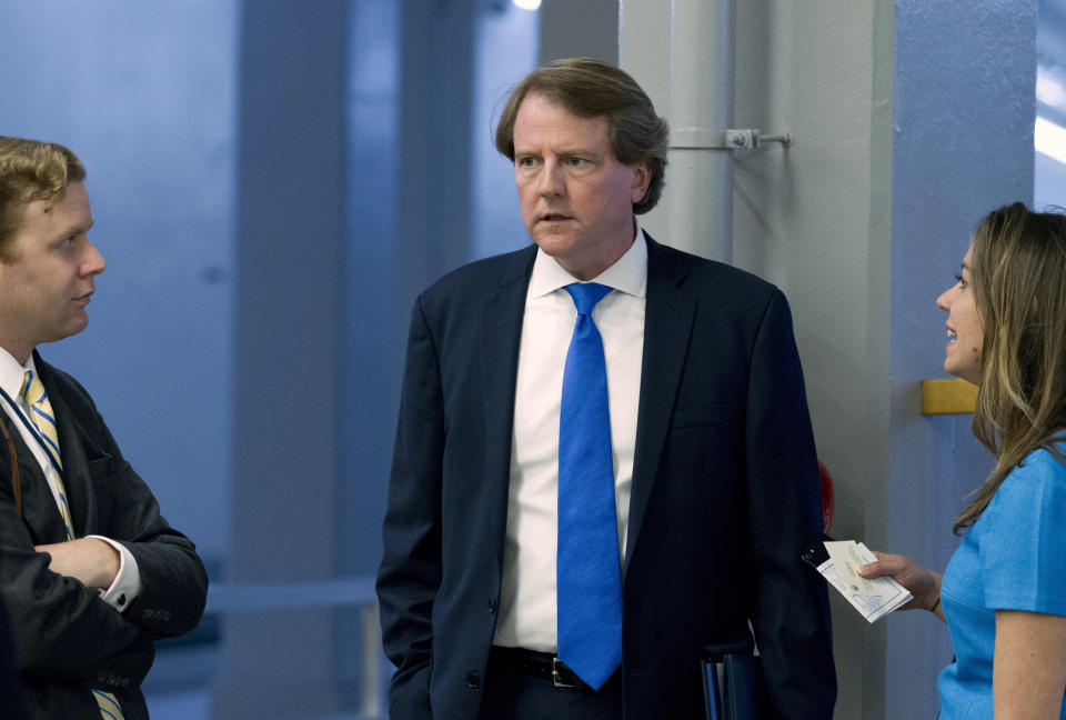 White House counsel Don McGahn. (Photo: Jose Luis Magana/AP)