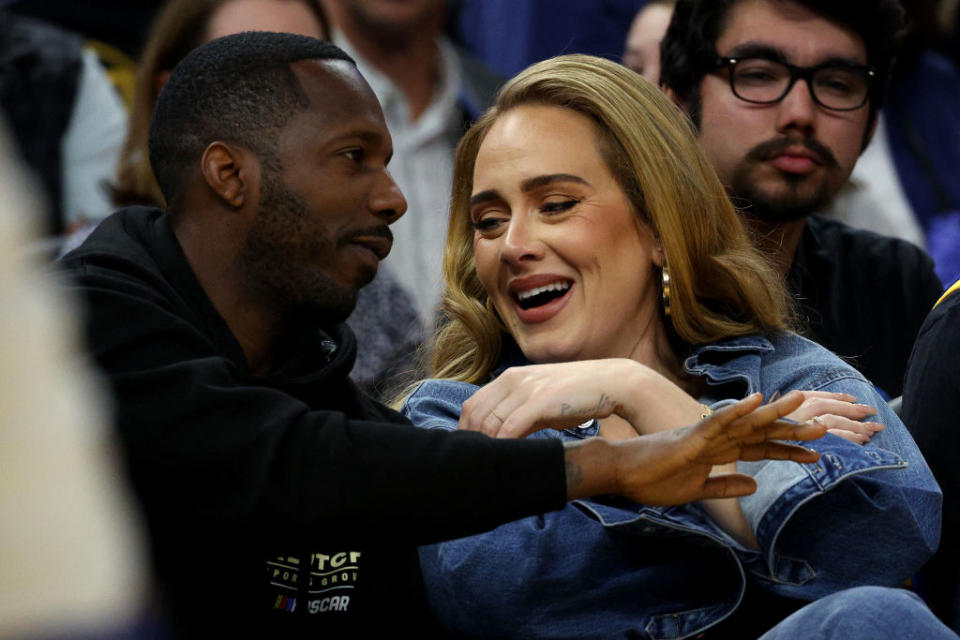 Adele and Rich Paul