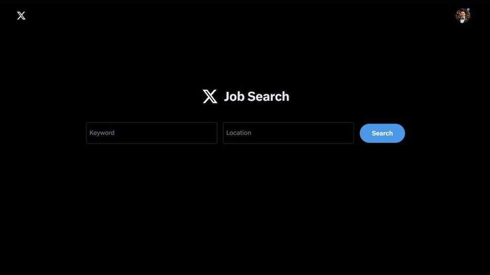  X Jobs screenshot. 