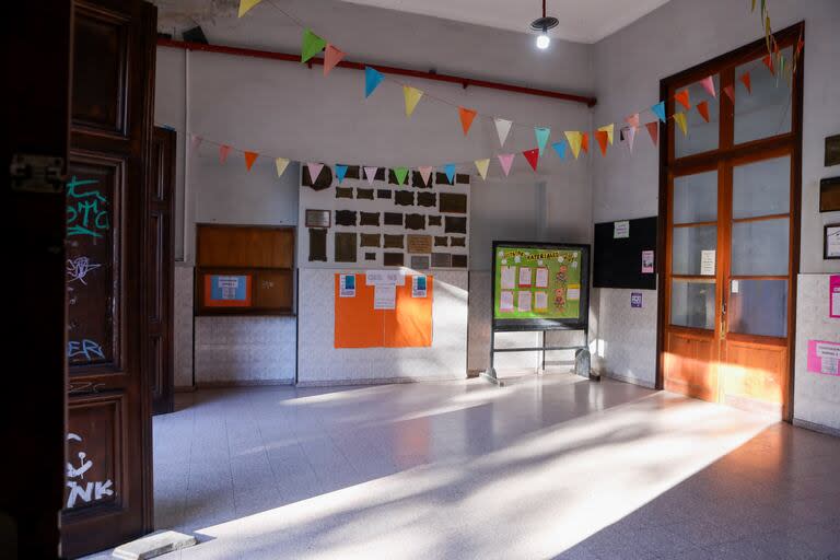 Paro docente, este año, en la Escuela Normal 1, de La Plata