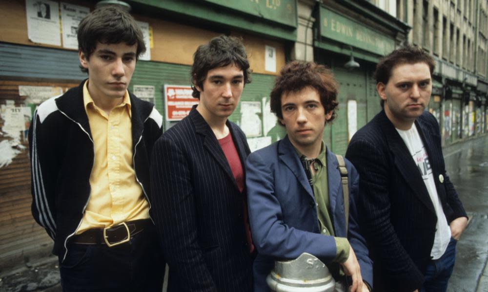 Buzzcocks in 1977 … from left, John Maher, Steve Diggle, Pete Shelley and Garth Smith.