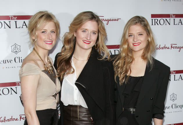 Mamie Gummer, Grace Gummer and Louisa Gummer attend the New York premiere of 