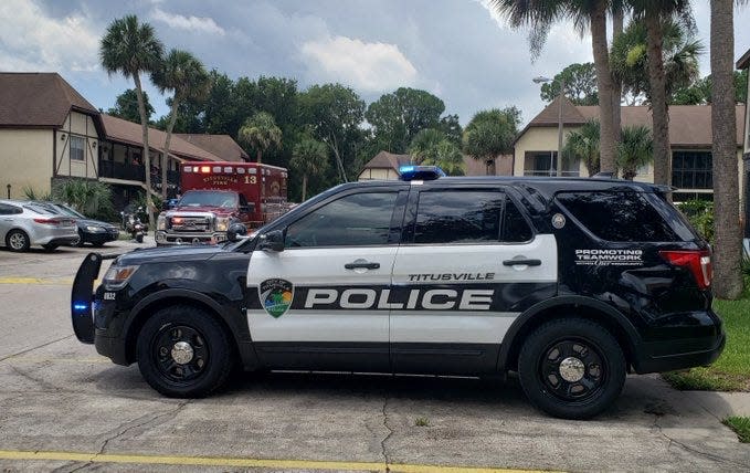 A Titusville police vehicle.