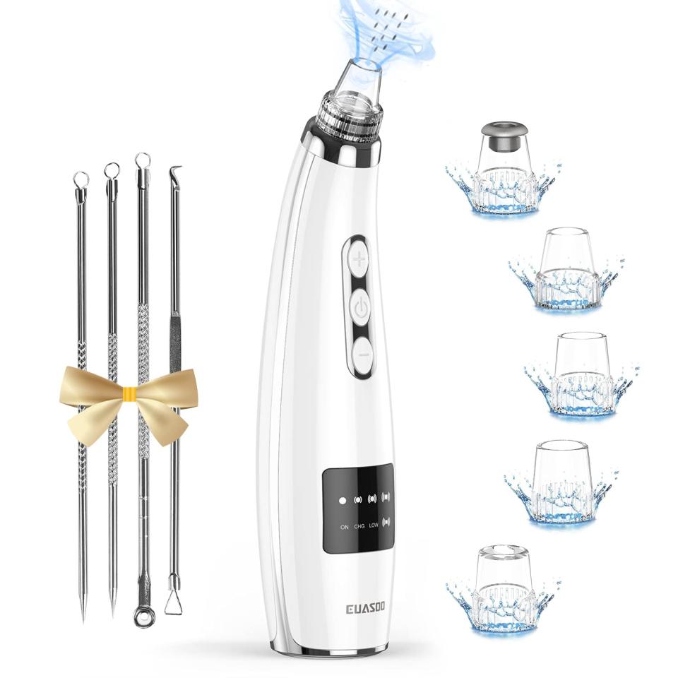 EUASOO Blackhead Pore Vacuum Cleaner Remover