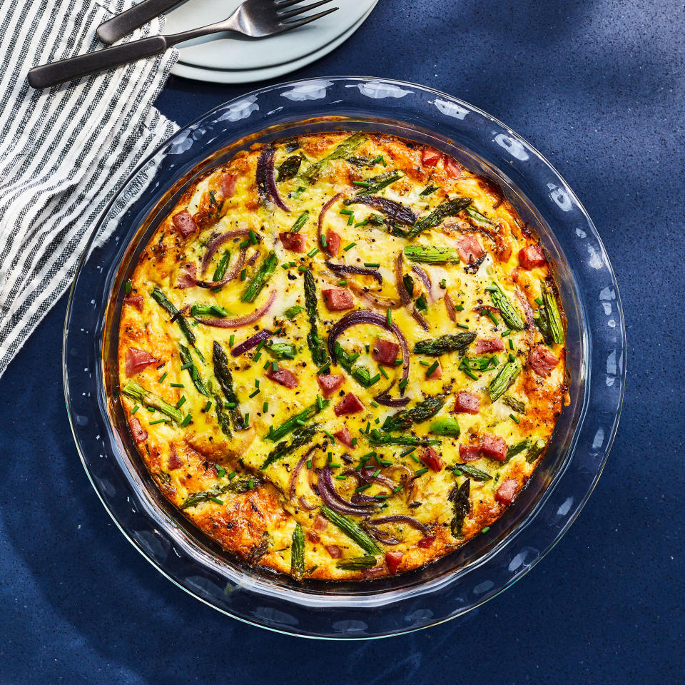 Ham & Asparagus Quiche